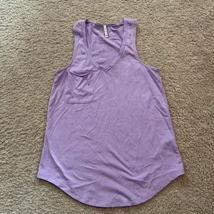 Z Supply Purple Lilac Racerback Tank
